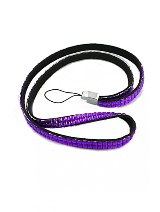 PLASTIC JEWELED NECKLACE STRAP(10 Pcs)