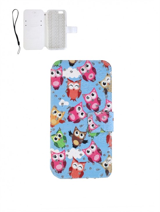 Owl Theme Rhinestone Cellphone (4.7