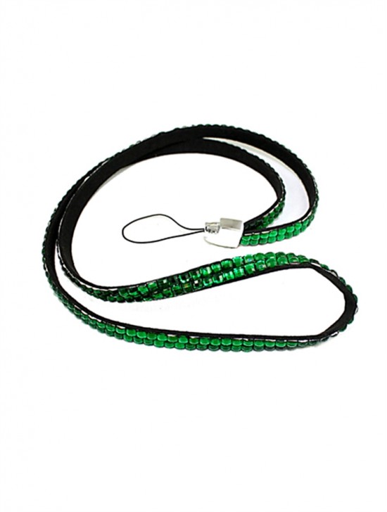 PLASTIC JEWELED NECKLACE STRAP(10 Pcs)