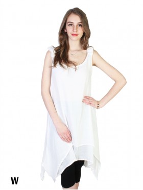 Double Layers Fashion Sleeveless Top