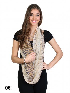 LOOP, CHIFFON TIGER PRINT