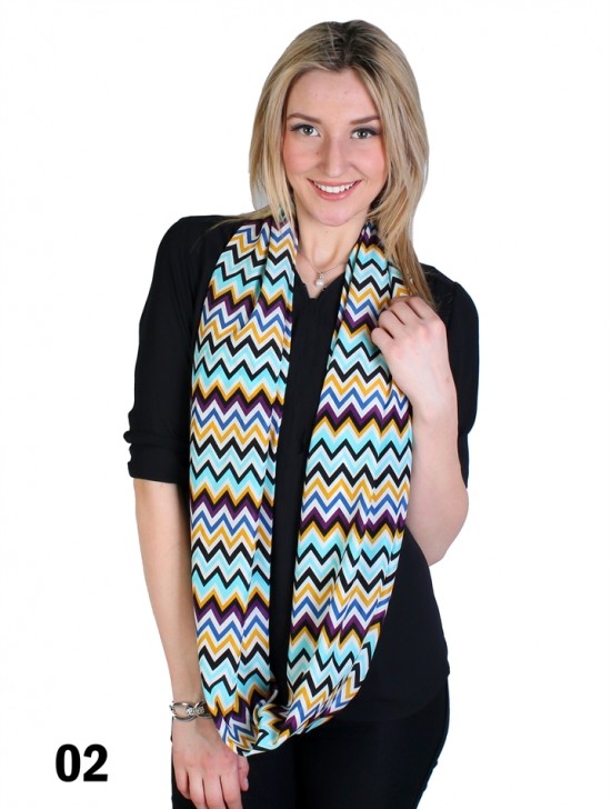 CHIFFON LOOP, CHEVRON