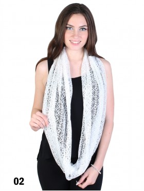 LACE LOOP SCARF