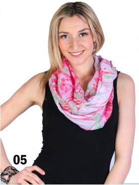 LINEN, LOOP, FLOWER ON BRANCH