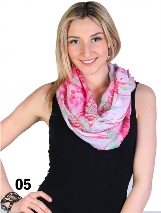 LINEN, LOOP, FLOWER ON BRANCH