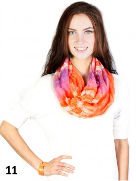 MULTI COLOUR GAUZE TIE-DYE LOOP