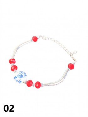 Stretch Bead Bracelets W/ Charm