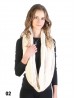 Super Soft Chenille Feeling Ribbed Loop Scarf