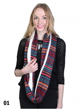 MULTI TONE LOOP SCARF