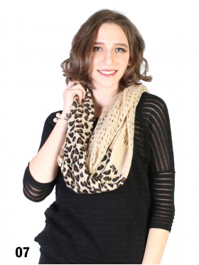 LEO PRINT KNITTED LOOP