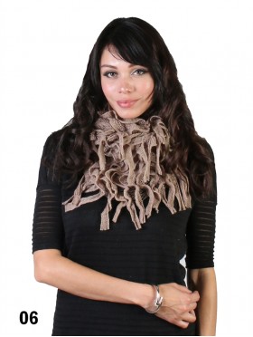 Ruffle Loop Winter Scarf