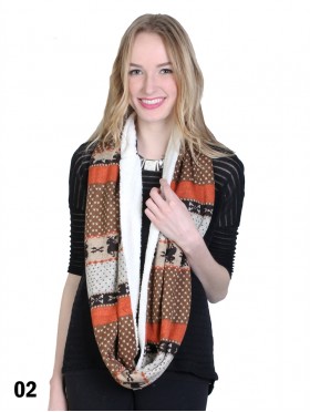FIVE COLORS WITH MOOSE SCARF