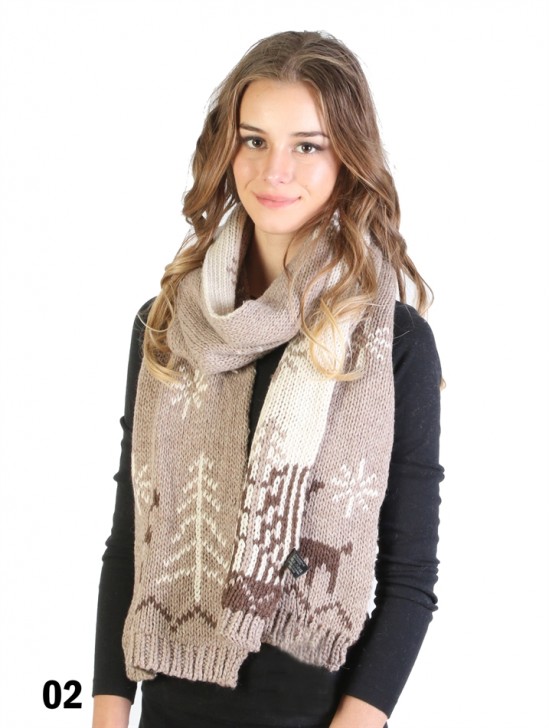 Fashion Knitted Reindeer Scarf