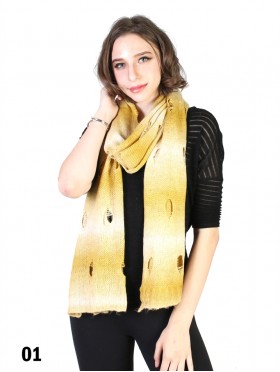 TIE-DYE, KNITTED SCARF