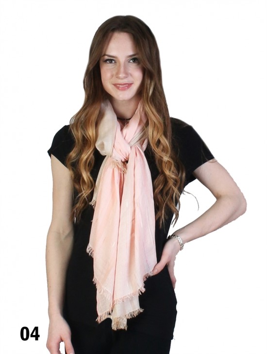 Trendy Two Tone Ombre Scarf