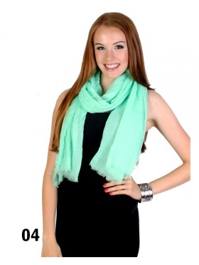 SCARF, WRINKLE FREE EDGE