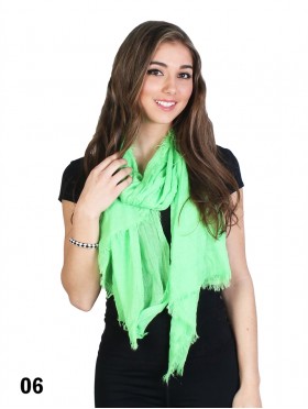 SCARF, WRINKLE FREE EDGE