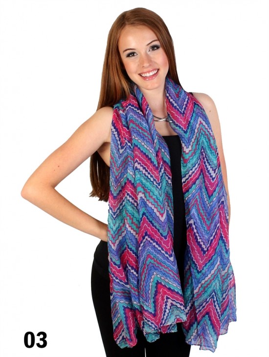 Multi Zig Zag Scarf