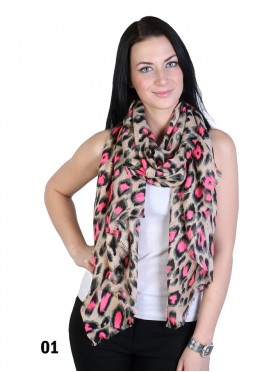 BURR LEOPARD SCARF