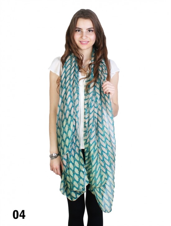 SCARF, 2 COLORS SPOT