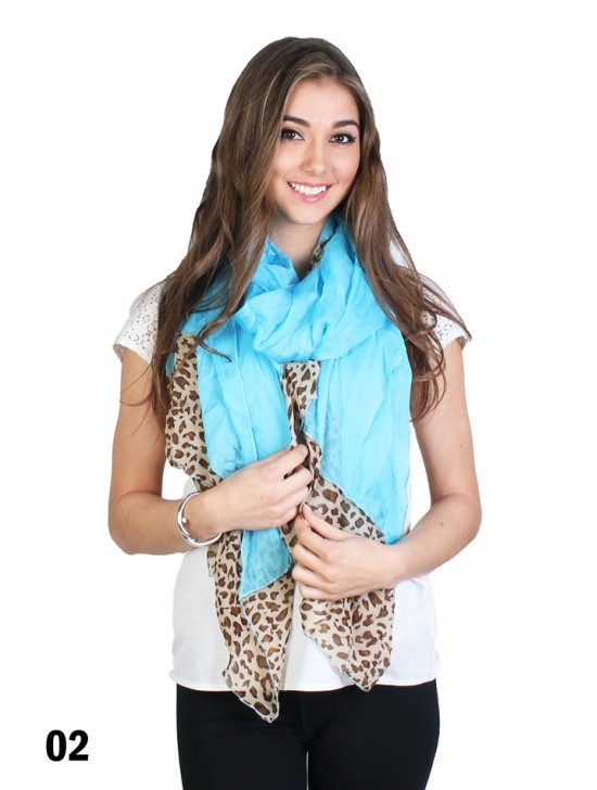 CHIFFON, SCARF, YARN, LEO END