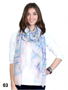 Colour Stripes Fashion Scarf