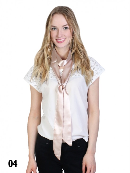 2 Layers, Slash End Silk Scarf