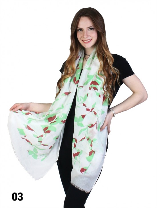 Floral Print Fashion Scarf