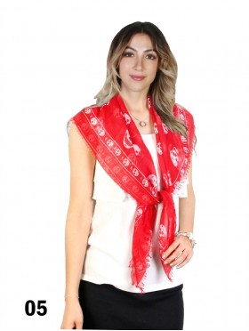 Square Skill Scarf W/ Fringed Edge