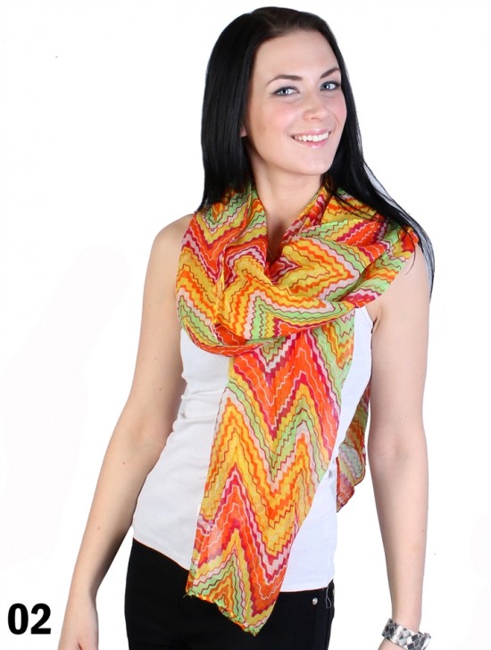 Multi Zig Zag Scarf