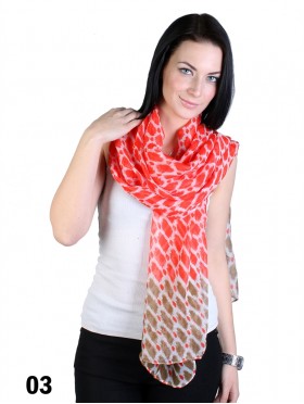 SCARF, 2 COLORS SPOT