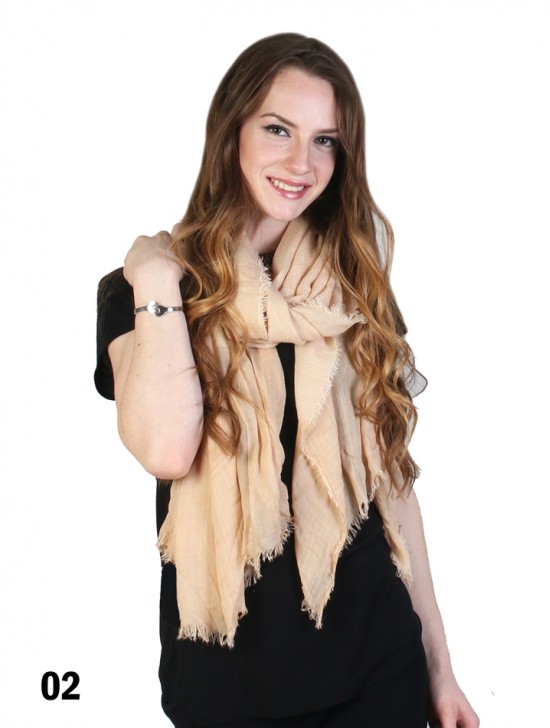 Two Tone Cashmere Feeling Fashion Scarf