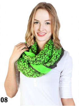 LINEN SCARF, LEO 2 LOOP