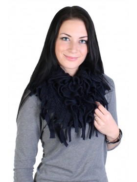 Ruffle Loop Winter Scarf