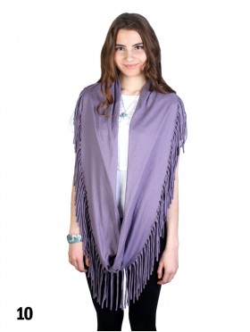 LOOP, SCARF, LONG FRINGE