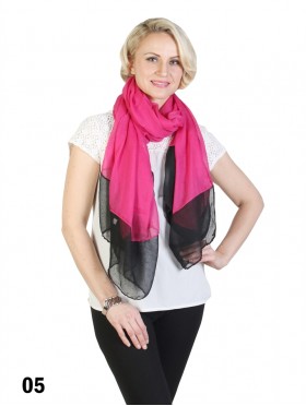 COLOUR BLOCK LINEN SCARF