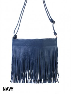 TASSELED CROSSBODY SATCHEL