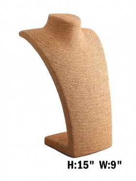 NECKLACE DISPLAY, STRAW NECKLACE DISPLAY, STRAW