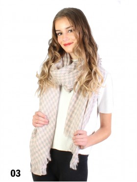 Houndstooth Blanket Scarf