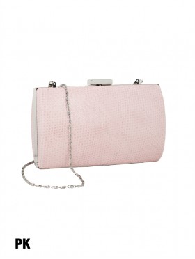 Sparkle Faux Leather Evening Clutch