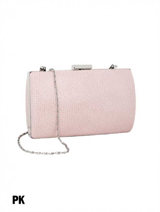 Sparkle Faux Leather Evening Clutch