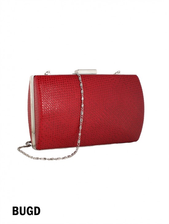 Sparkle Faux Leather Evening Clutch