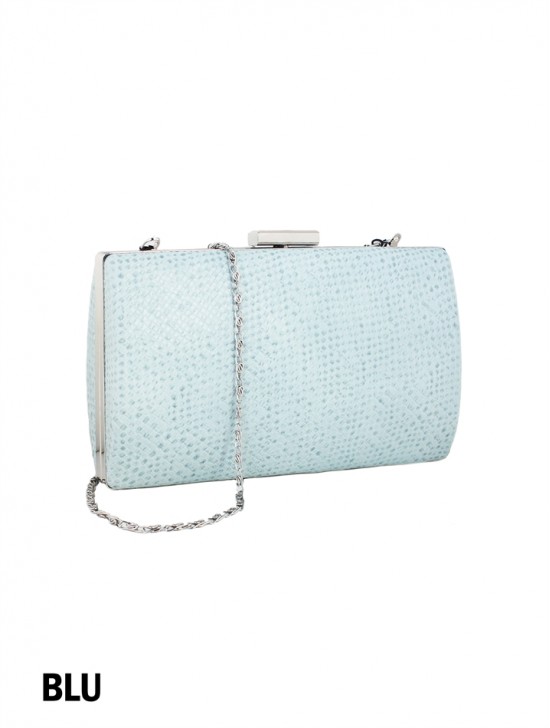 Sparkle Faux Leather Evening Clutch