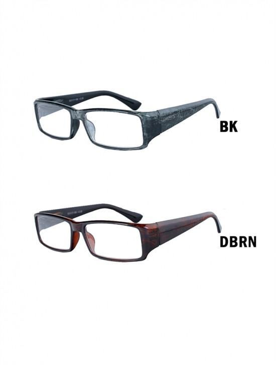 ABSTRACT TWO TONE READING GLASSES