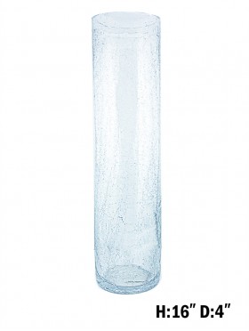 STRAIGHT GLASS VASE
