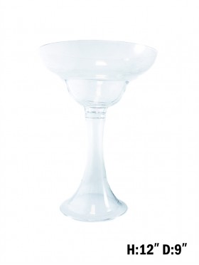 GOBLET STYLE GLASS VASE