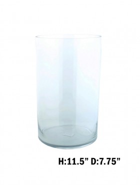 CYLINDER DISPLAY GLASS VASE (PICKUP ONLY)