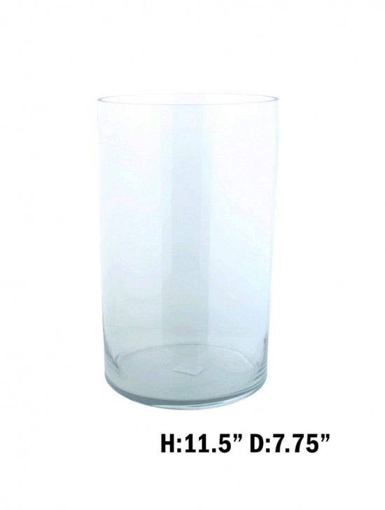CYLINDER DISPLAY GLASS VASE