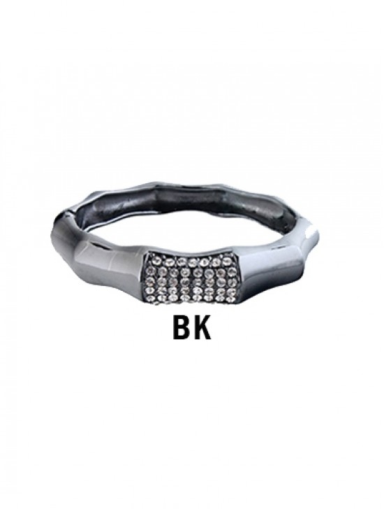 ABSTRACT RHINESTONE BANGLE