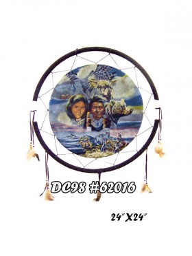 DREAM CATCHER HANGING FIXTURE FEATURING NATIVE ART